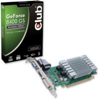 Club3d GeForce 8400GS 512MB (CGNX-GS842ZBL)